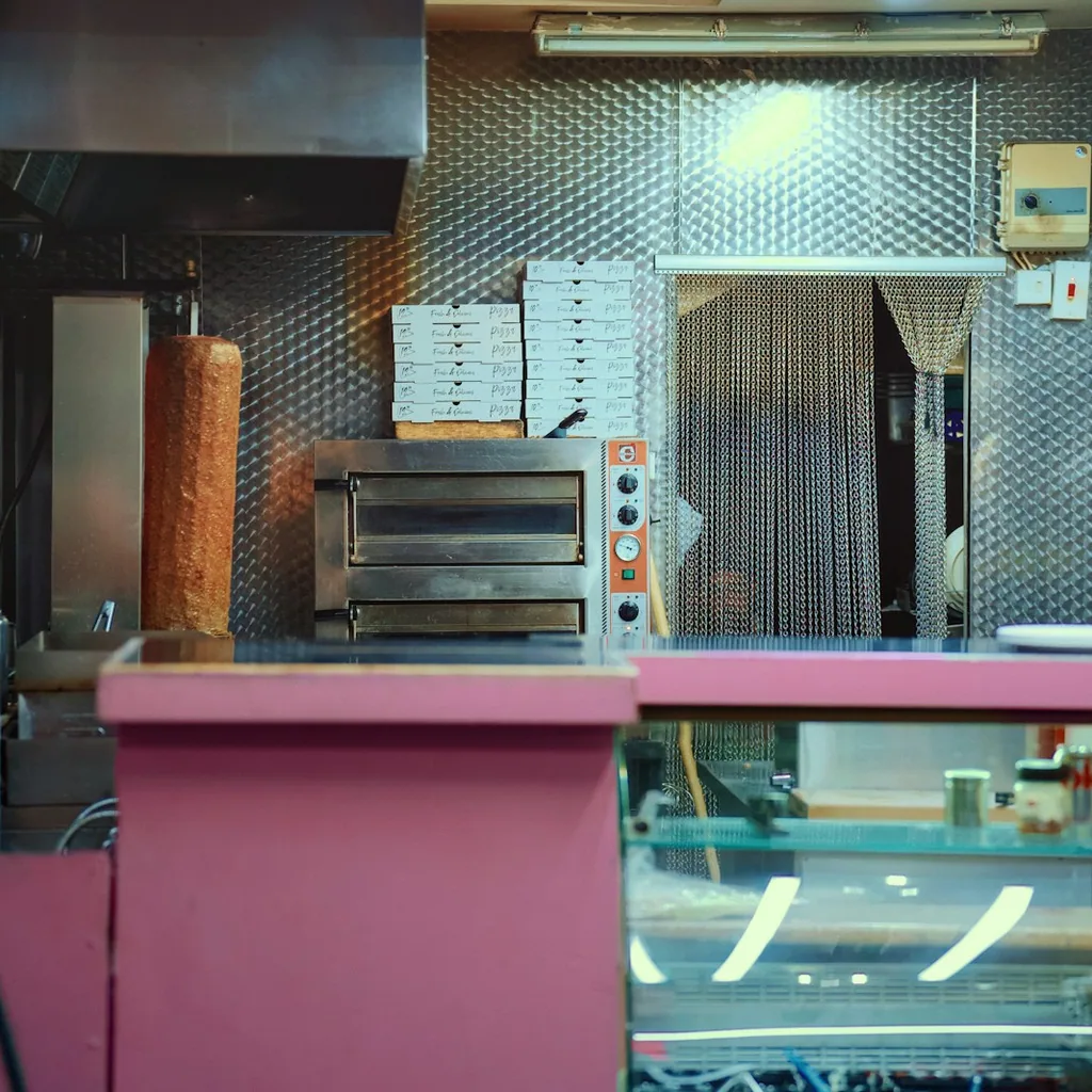 Inside Parkside Pizza